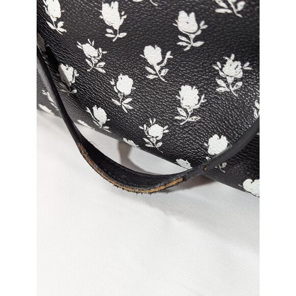 Coach Crosby Carryall Satchel in Floral Printed Crossgrain Leather - Picture 2 of 12